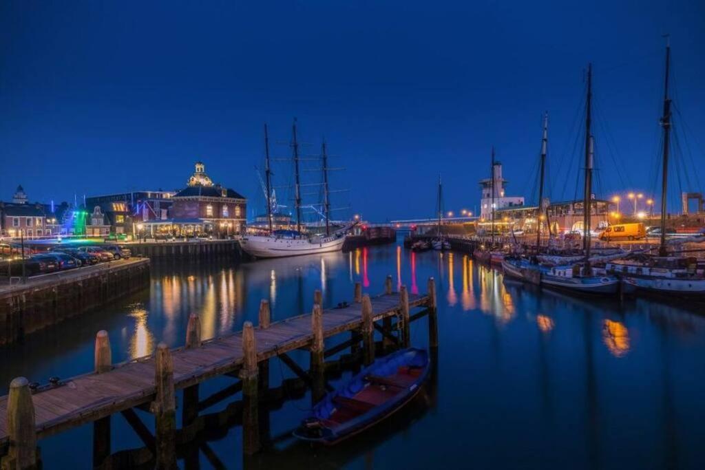 Unieke Woonboot In Harlingen Apartment Ngoại thất bức ảnh